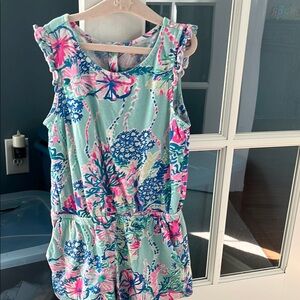 Lilly Pulitzer girls cotton romper- medium